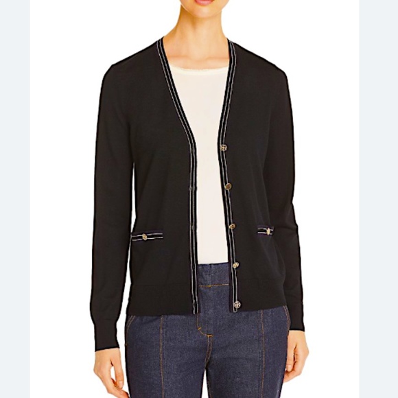 TORY BURCH Madeline wool cardigan - Picture 7 of 12